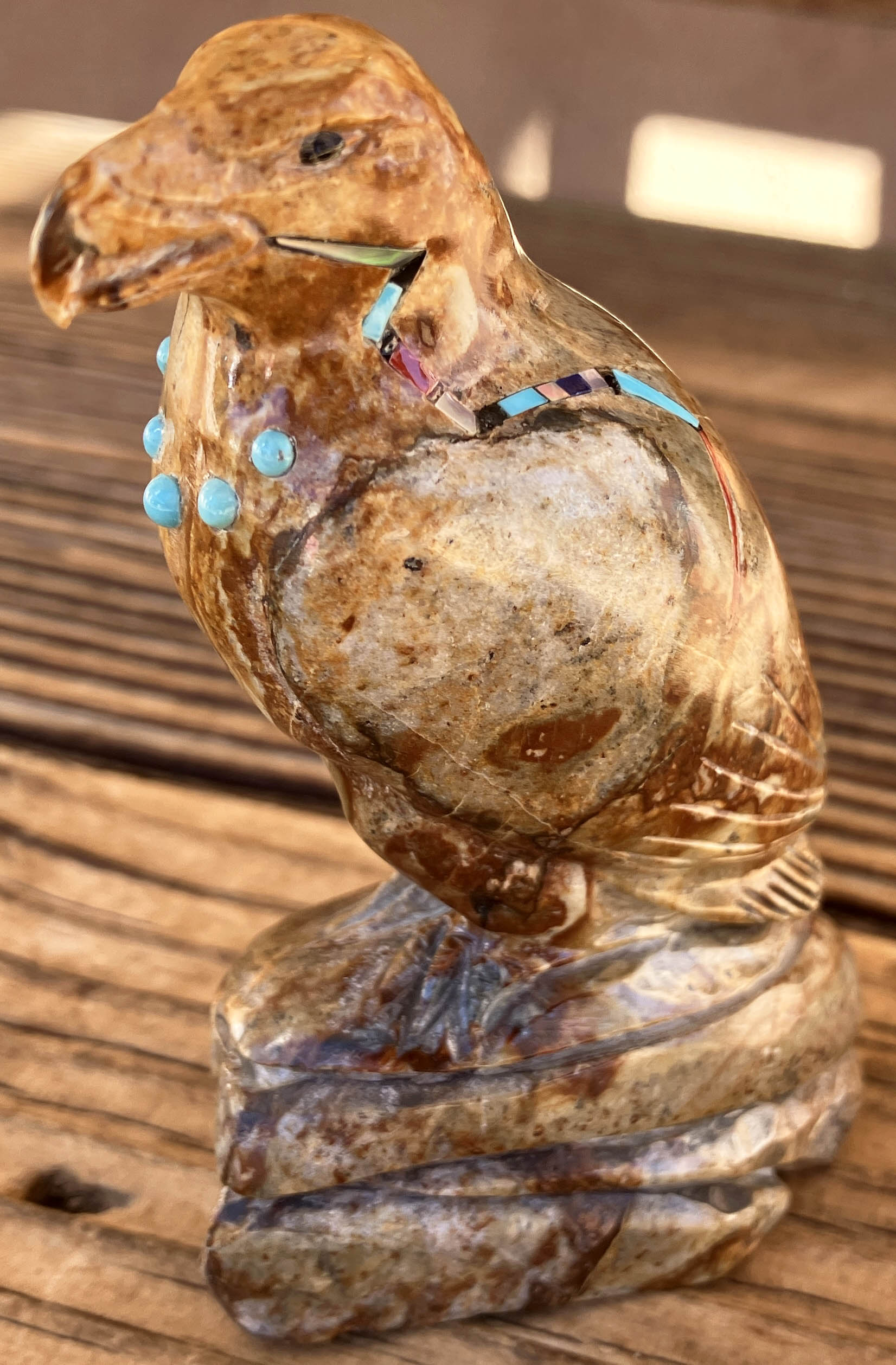 Jeff Shetima | Zuni Eagle Fetish | Penfield Gallery of Indian Arts | Albuquerue, New Mexico